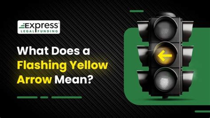 What does a yellow flashing light mean?