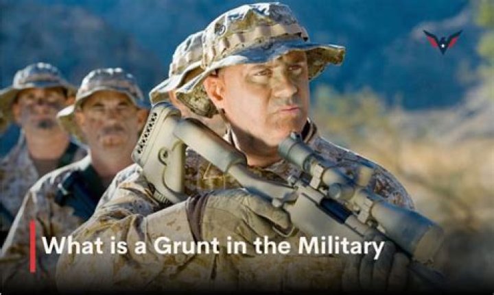 What does grunt mean military?