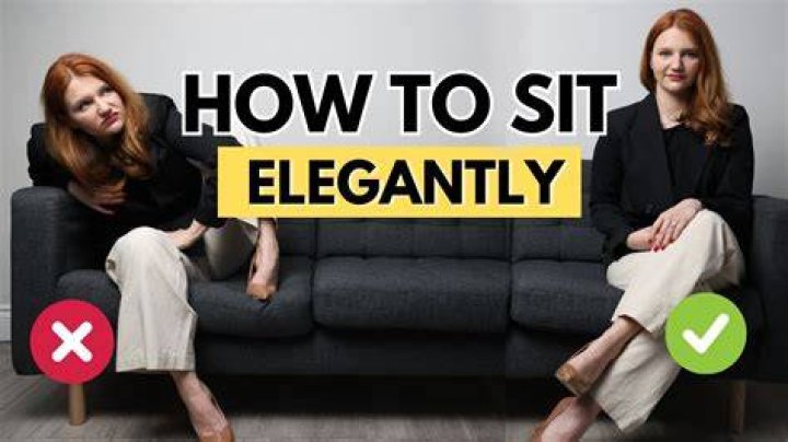 What does it mean to sit like a lady?