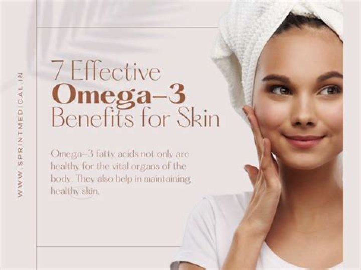 What does omega-3 do for skin?