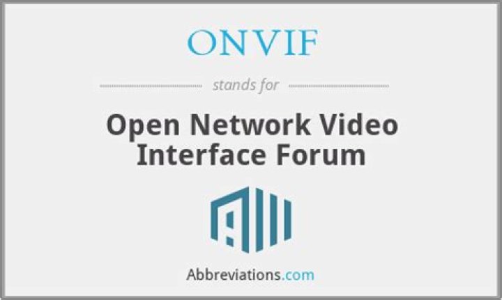 What does ONVIF stand for?