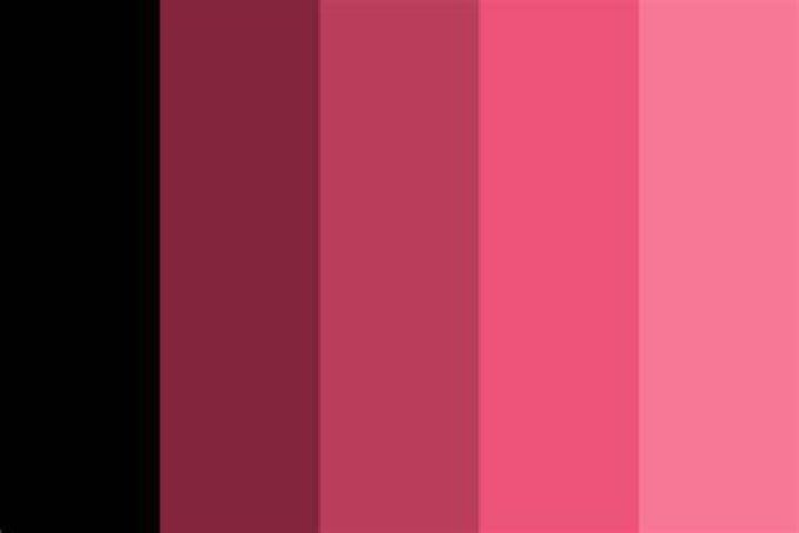 What does pink and black make?