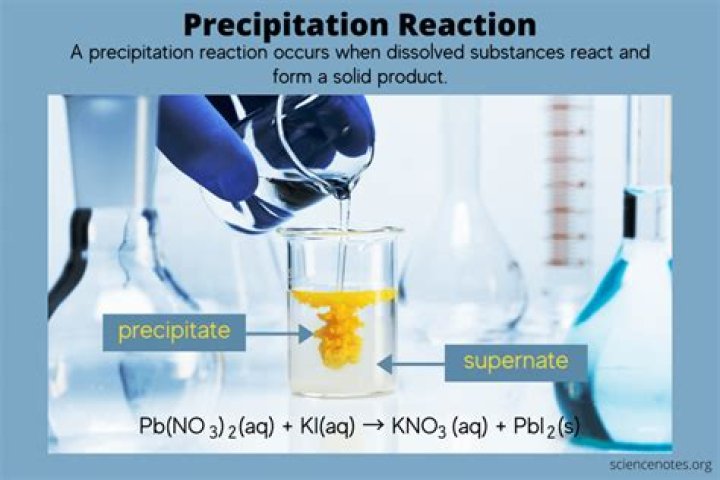 What does precipitate mean in chemistry?