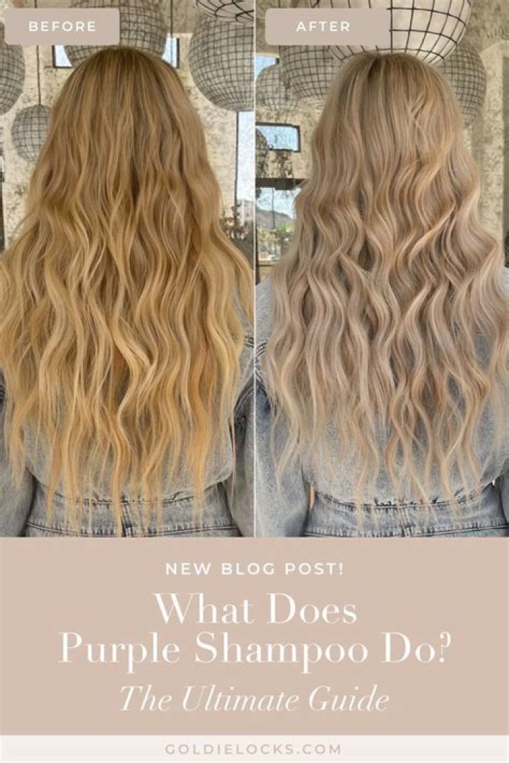 What does purple shampoo do to ash blonde hair?