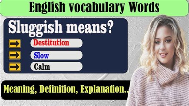 What does sluggish acceleration mean?