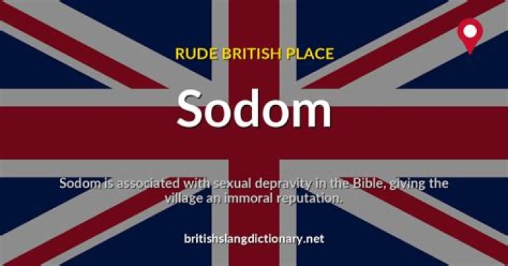 What does Sodom mean in English?