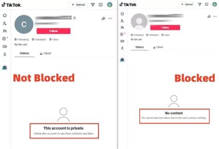 What does someone see when you block them?