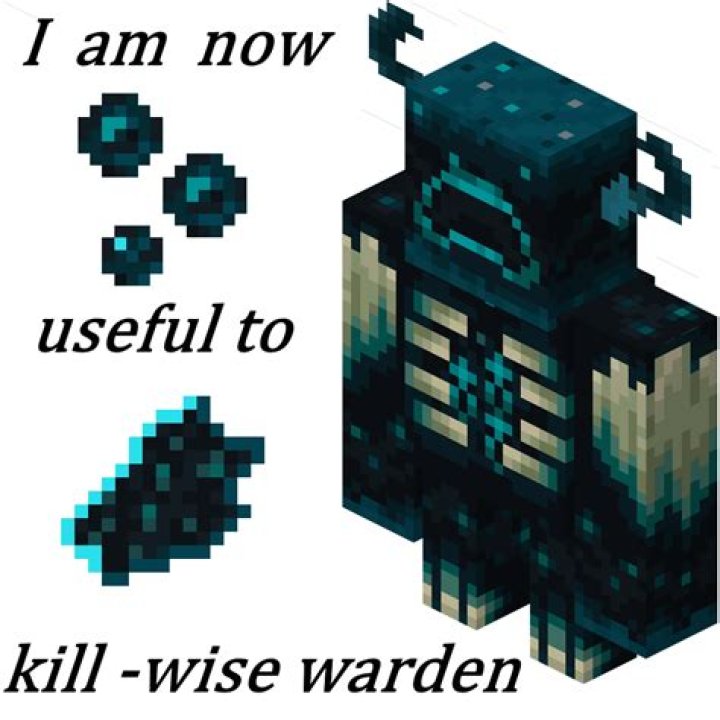 What does the warden drop?