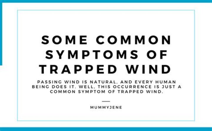 What does trapped wind feel like in your stomach?