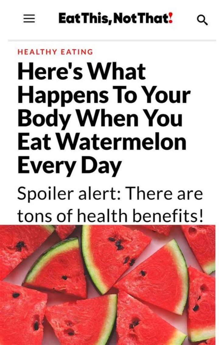 What does watermelon do in the body?