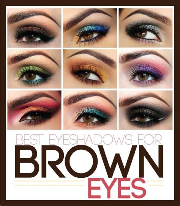 What eyeshadow goes with dark brown eyes?
