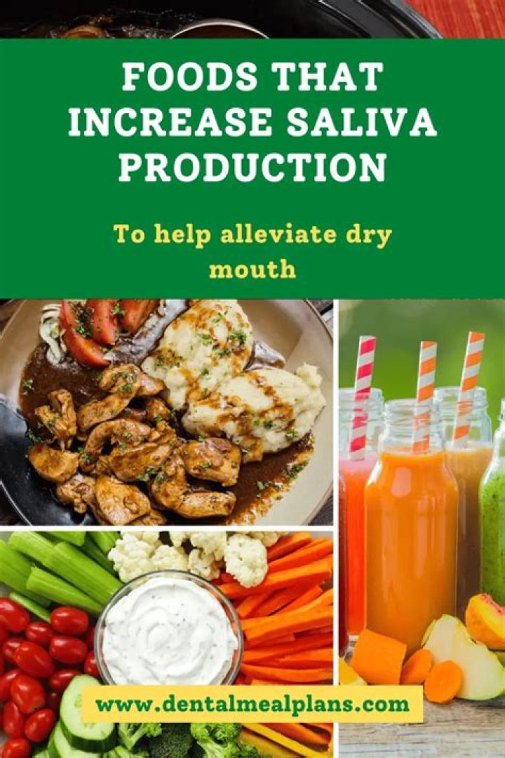 What foods stimulate saliva production?