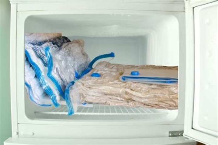 What happens if you put clothes in the freezer?