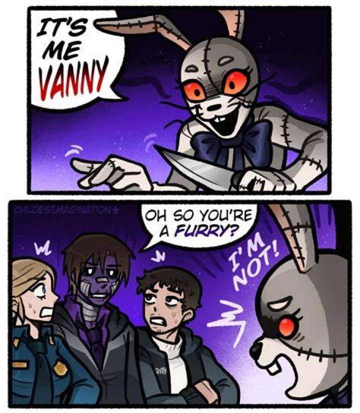 What happens to Vanny in the Afton ending?