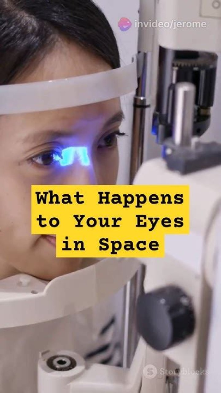 What happens to your eyes in space?