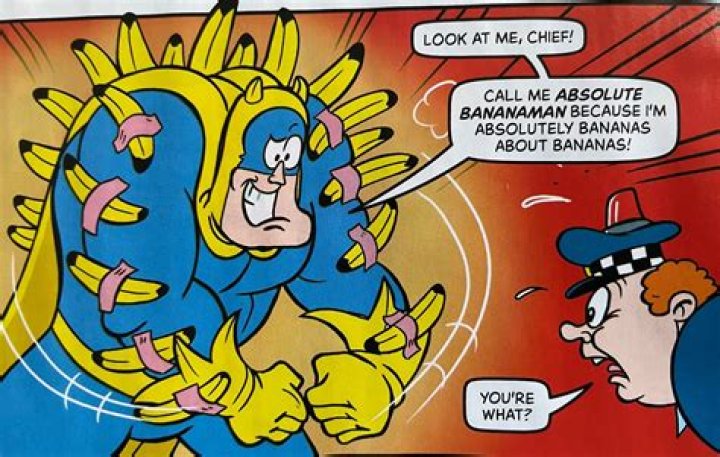 What happens when Eric eats a banana?
