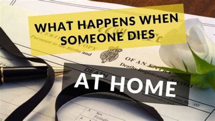 What happens when someone dies alone at home?