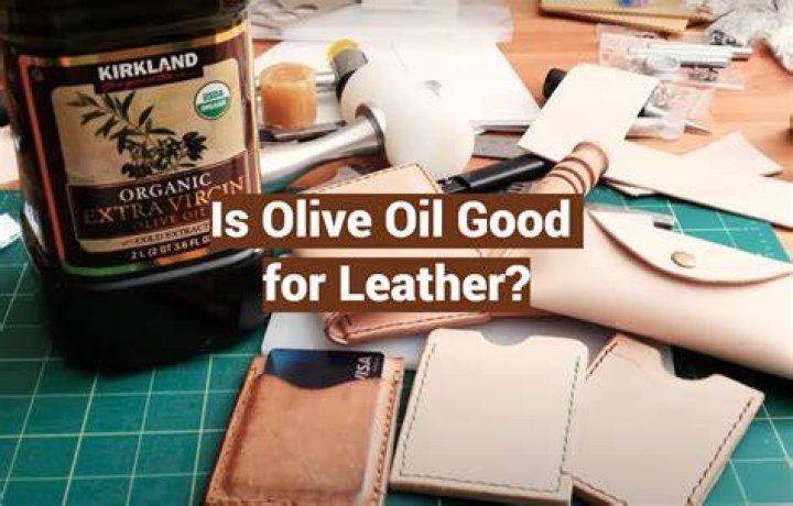 What household oil is good for leather?