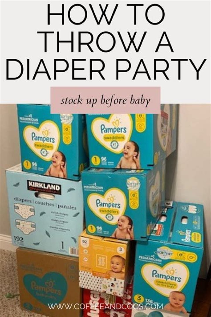 What is a diaper party?