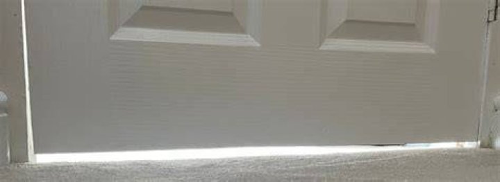 What is a door undercut?