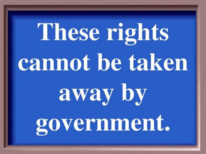 What is a right that Cannot be taken away?