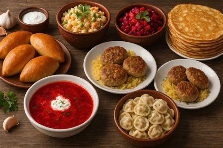 What is a typical Russian meal?