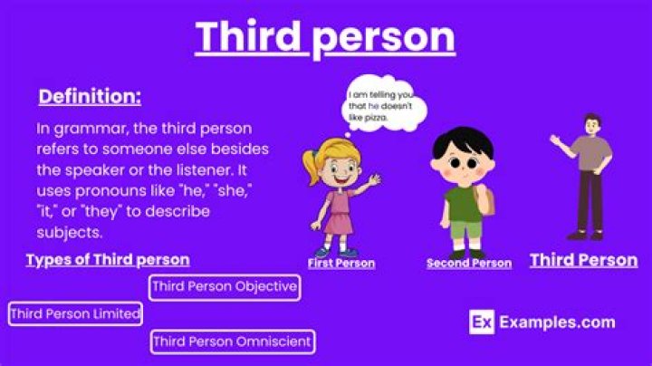 What is an example of third person?