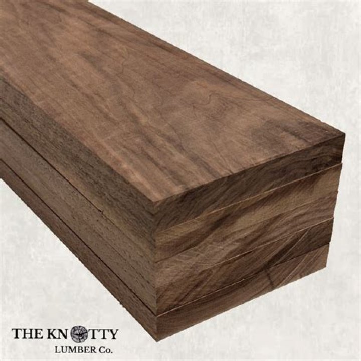 What is black walnut wood used for?