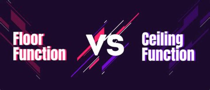 What is difference between Ceil and floor?