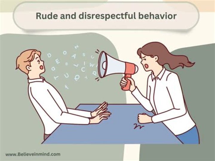 What is disrespectful behavior in a relationship?