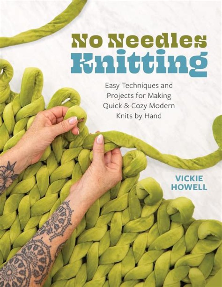 What is knitting without needles called?