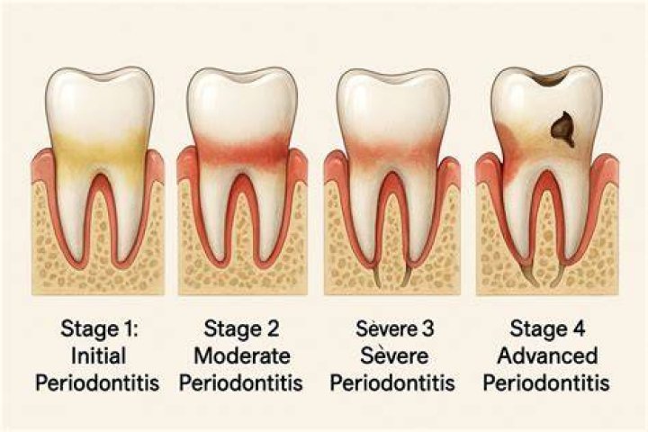 What is Stage 4 periodontal disease?