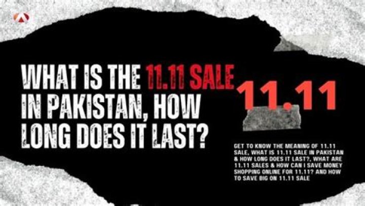 What is the 11 11 Sale?