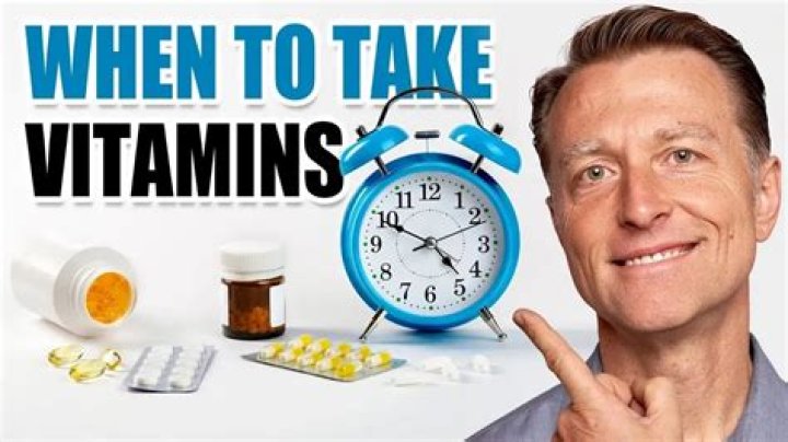 What is the best time to take vitamin D3?