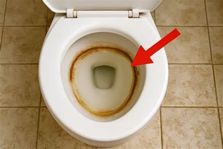 What is the brown ring around my toilet?