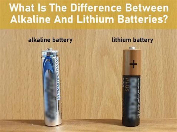 What is the difference between alkaline and lithium batteries?
