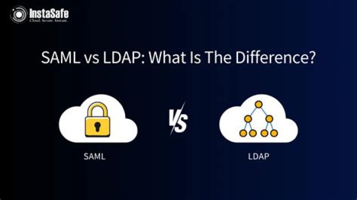 What is the difference between SAML and LDAP?