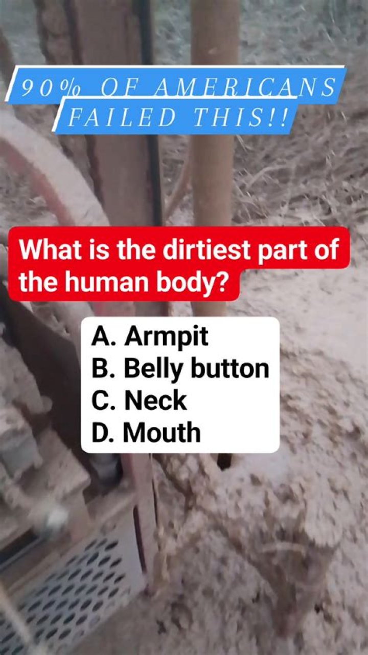 What is the dirtiest body part?