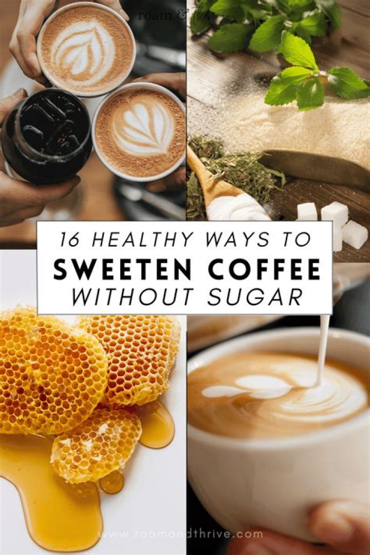 What is the healthiest thing to sweeten your coffee with?