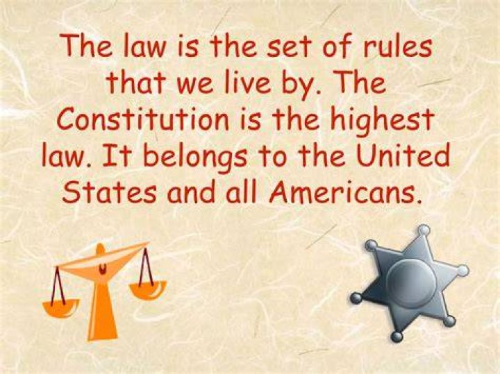 What is the highest law of the United States?