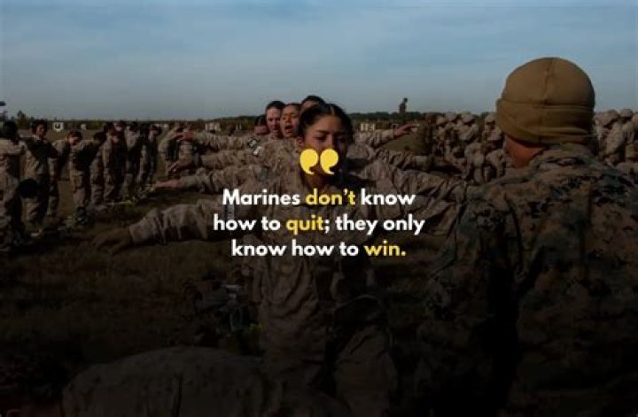 What is the Marines famous saying?