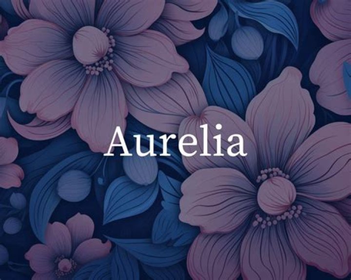 What is the meaning of the name Aurelia?