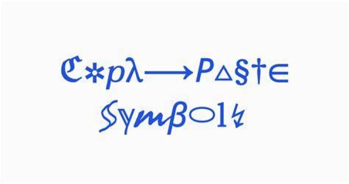 What is the paste symbol?