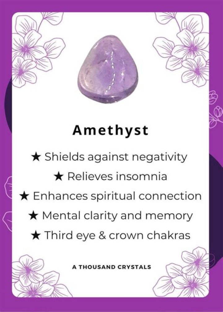 What is the power of amethyst?
