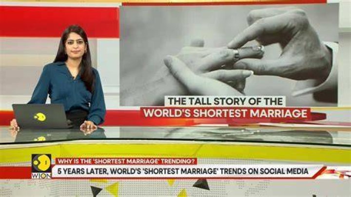 What is the shortest marriage in history?