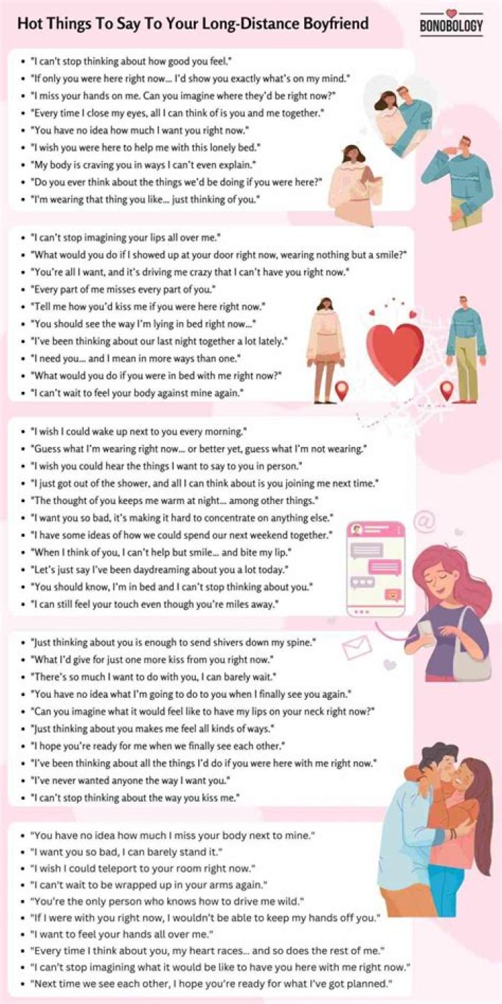 What is the sweetest thing to say to your boyfriend?