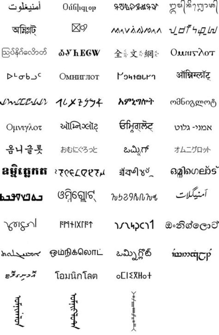 What is the weirdest looking written language?