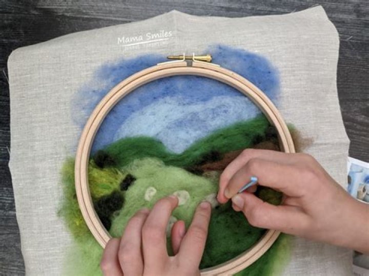 What is wool painting?