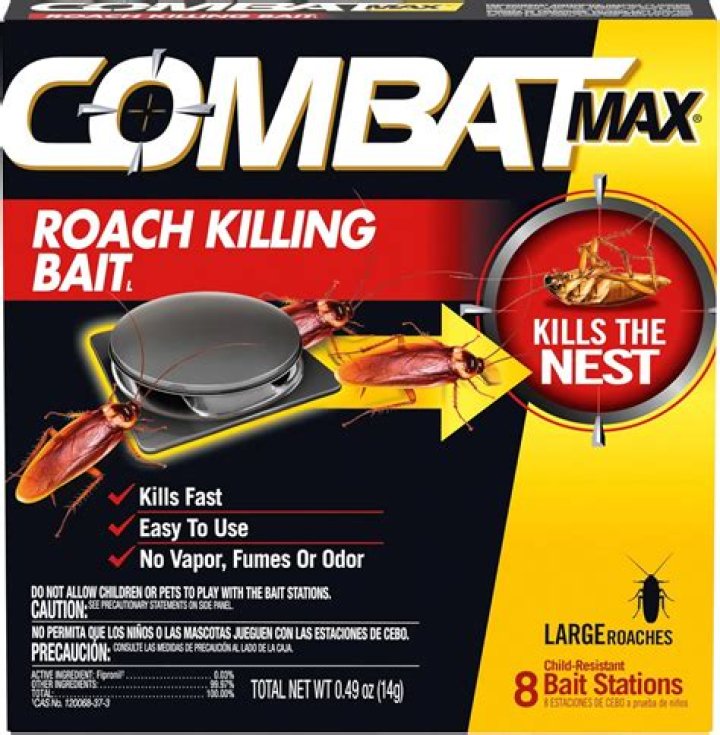 What kills roaches immediately?