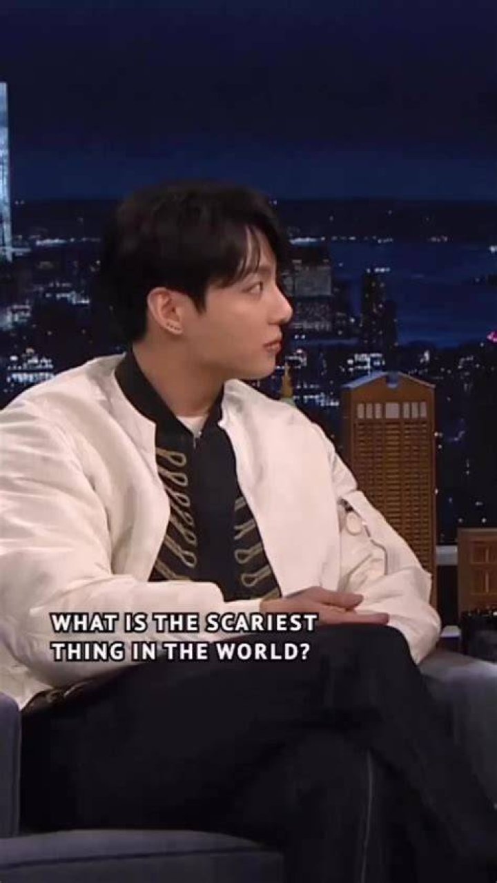 What makes Jungkook scared?